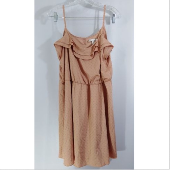 LC Lauren Conrad Dresses & Skirts - Lauren Conrad Peach Sundress Size 14 Spaghetti